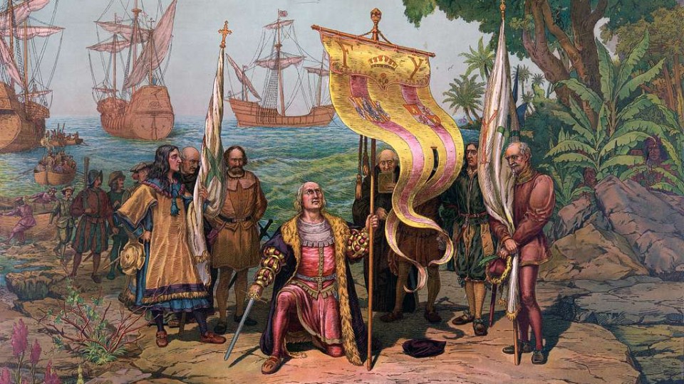 25 septembre 1493: Deuxième voyage de Christophe Colomb